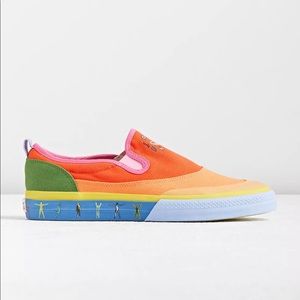 NIB Adidas Nizza Rainbow Slip-On Sneaker